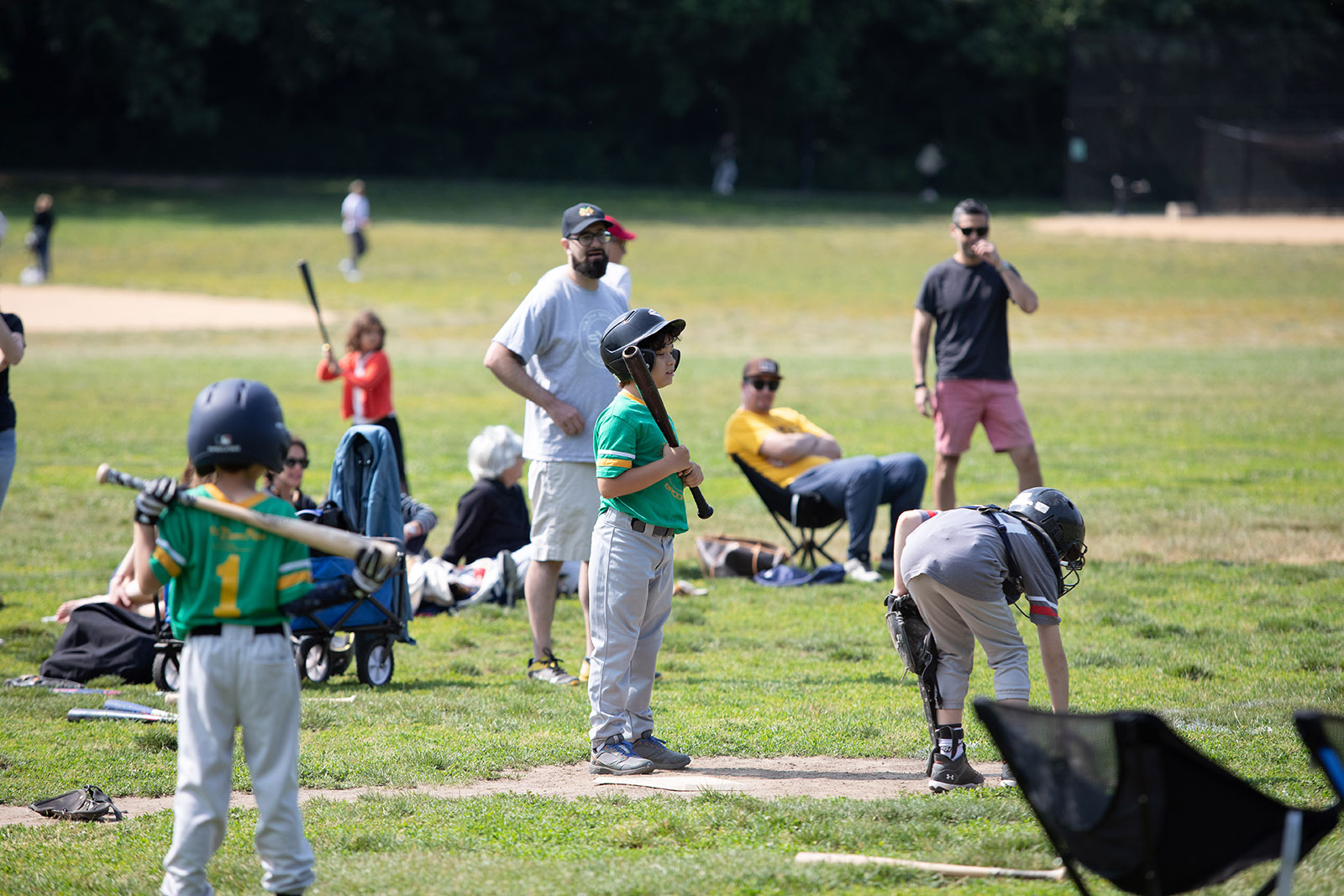 baseball fields